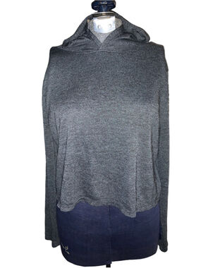 Women's Cotton:On Grey Long Sleeve Hoodie Size L